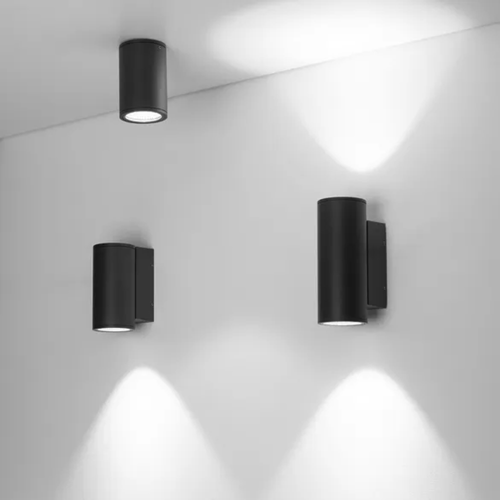 Светильник LGD-FORMA-WALL-TWIN-R90-2x12W Warm3000 (GR, 44 deg, 230V) (Arlight, IP54 Металл, 3 года) 029970