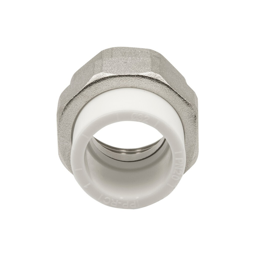 Муфта комб. разъемная, вн 32х1 1/4" EVER®  БЕЛЫЙ (Россия)