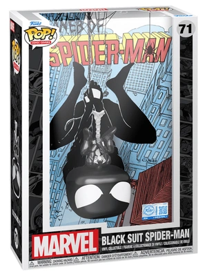 Funko POP! Comic Covers: Spider-Man (Web of Spider-Man #8) (Black Suit) (71)