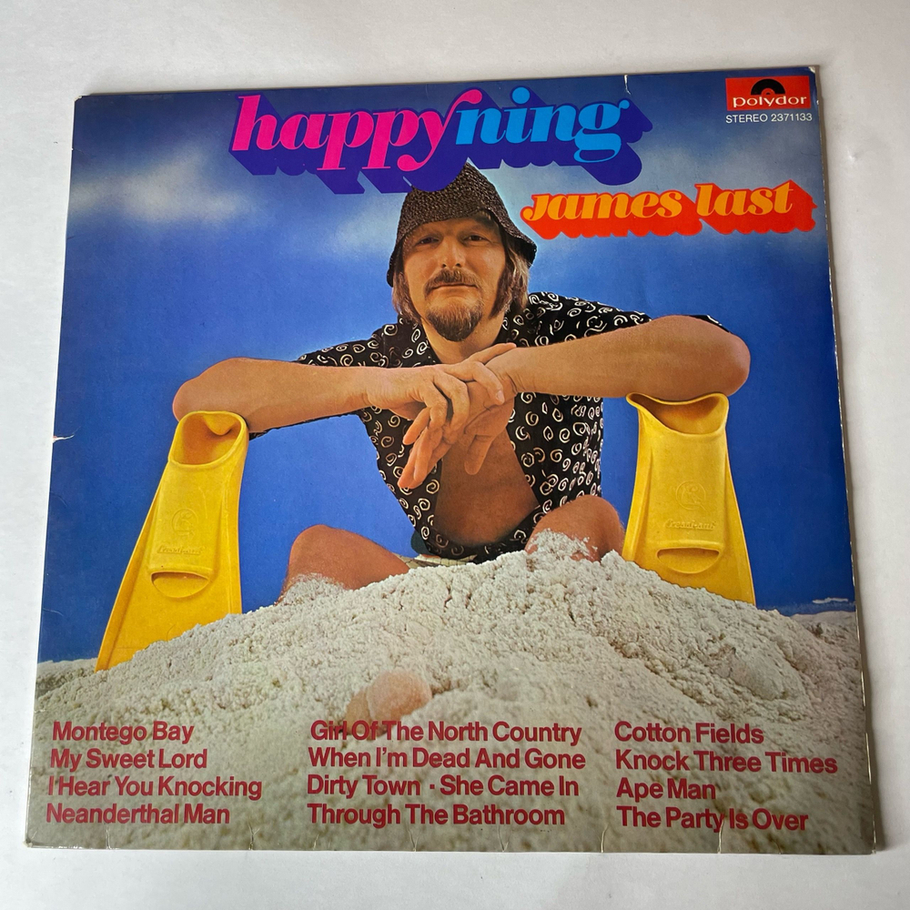 Винтажная виниловая пластинка LP James Last Джеймс Ласт, Happyning (Германия 1971)