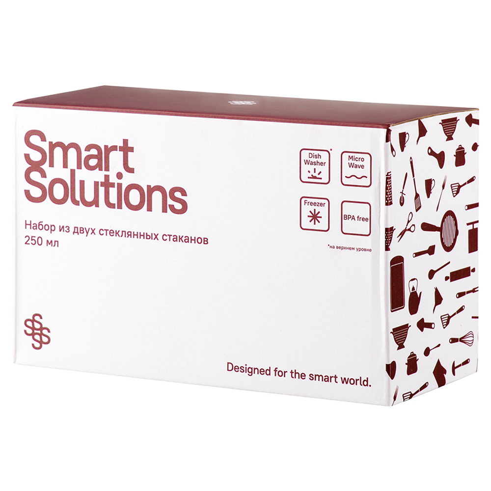 Набор стаканов 2шт 250мл Smart Solutions