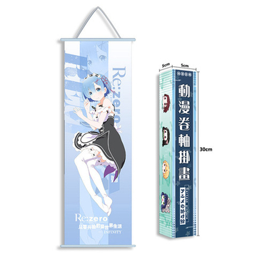 Гобелен "Re:Zero. Жизнь с нуля в альтернативном мире - Рэм" 70х25 см