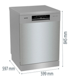 Отдельностоящая посудомоечная машина Gorenje GS643C90X