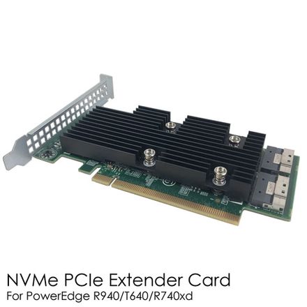 Контроллер (модуль расширения) Dell CDC7W PCIe PLX X16 switch for NVMe connectivity with SFF-8654 8i ports