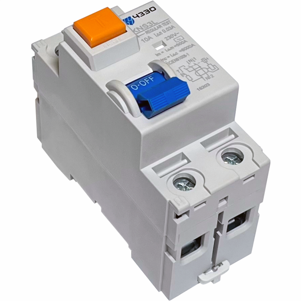 Дифференциальный автоматический выключатель KNS3L-AC-2P-B10