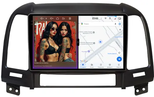 Магнитола для Hyundai Santa Fe 2006-2012 - Redpower 85008 PRO/PROmax ТОП звук, 2K QLED, Android 14, Быстрейшая, CarPlay, 4G SIM-слот