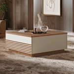 Журнальный стол NOA 2033 Neutro/Lacado Branco IDC Mobiliario