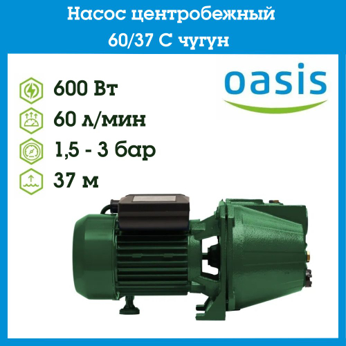 Насос центробежный 60/37C чугун Oasis