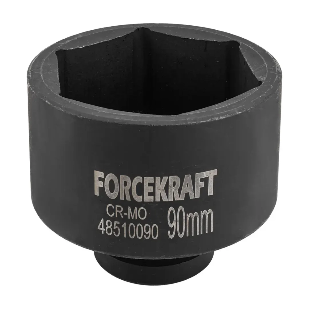 Головка ударная глубокая 1'', 90мм (6гр) FORCEKRAFT FK-48510090