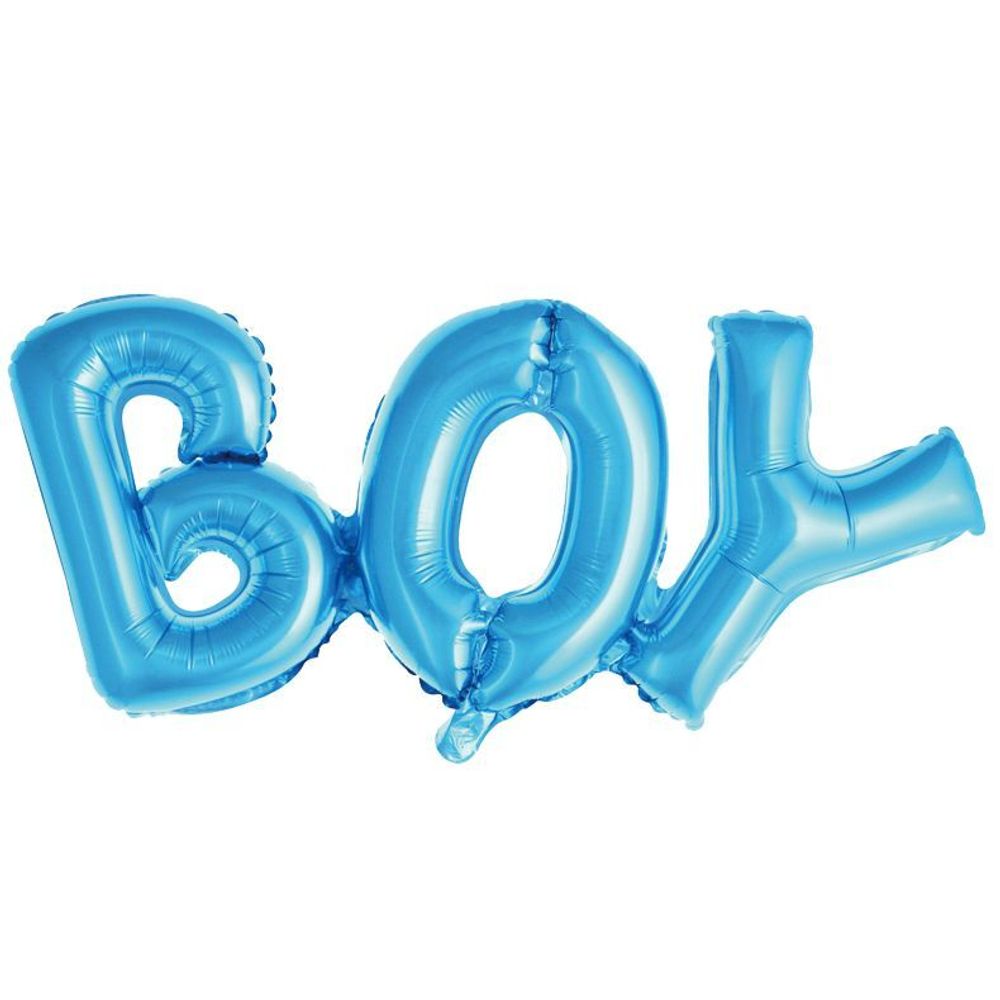 Надпись "Boy" Голубой