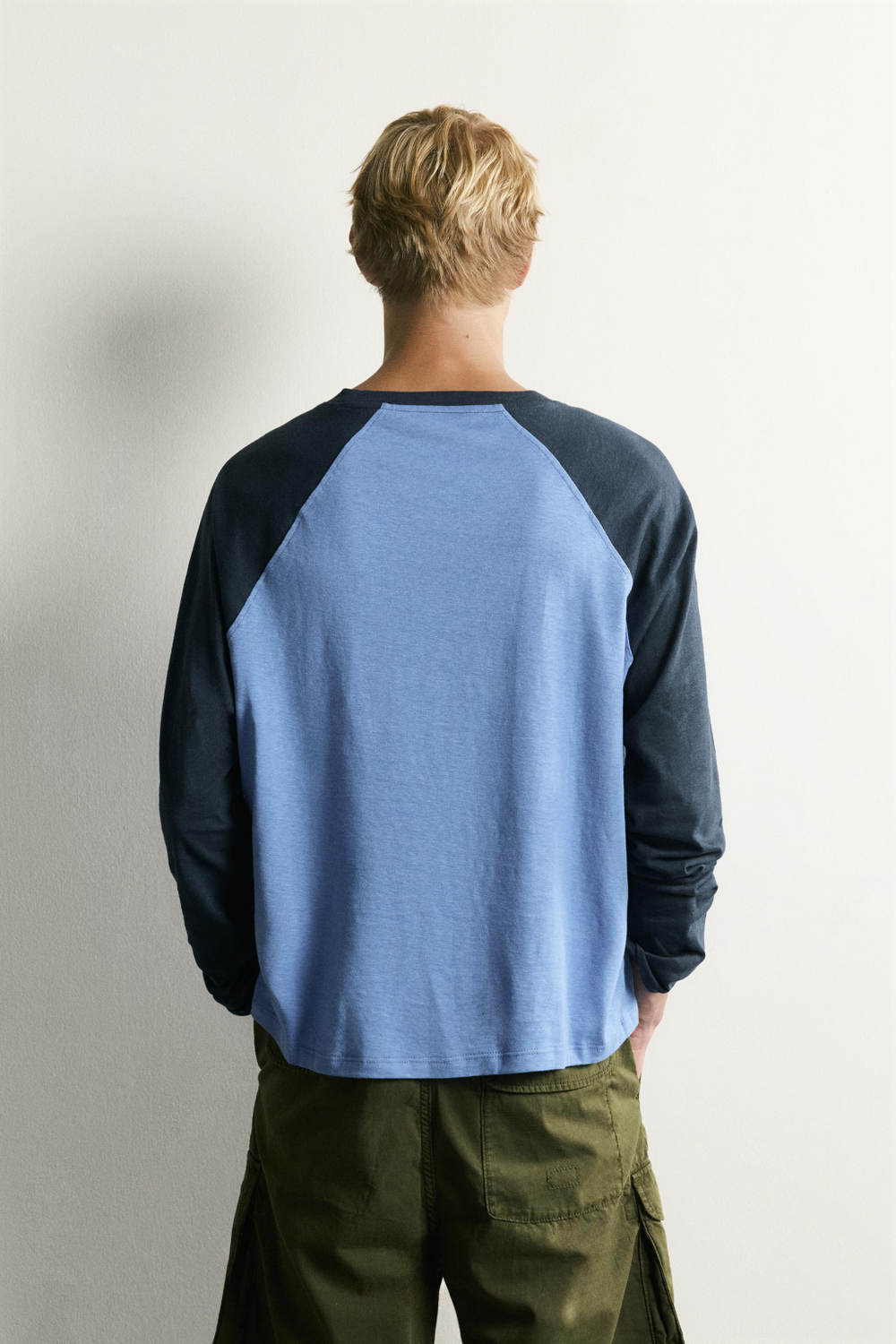 ФУТБОЛКА COLOR BLOCK ИЗ ХЛОПКА И ЛЬНА — ZARA · 6264/301