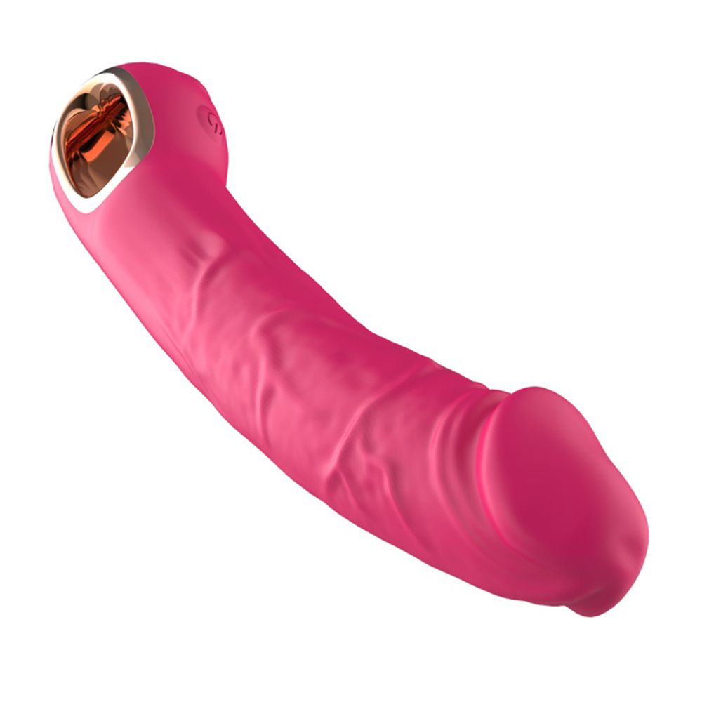Розовый силиконовый вибратор-фаллоимитатор 22см Secwell Discover Jump-O Realistic G-Spot Vibrator Pink SW3020
