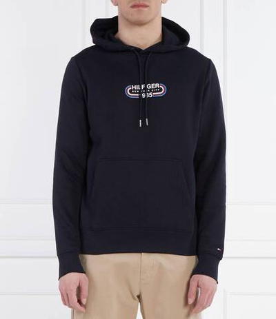 Худи TRACK GRAPHIC Tommy Hilfiger - темно-синий(MW0MW34445)
