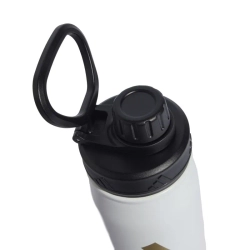 Теннисная бутылка Adidas Metal Bottle Screw Top 600ml - white/black