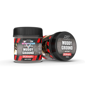 Текстурная паста AK Interactive Terrains Muddy Ground 100 ml