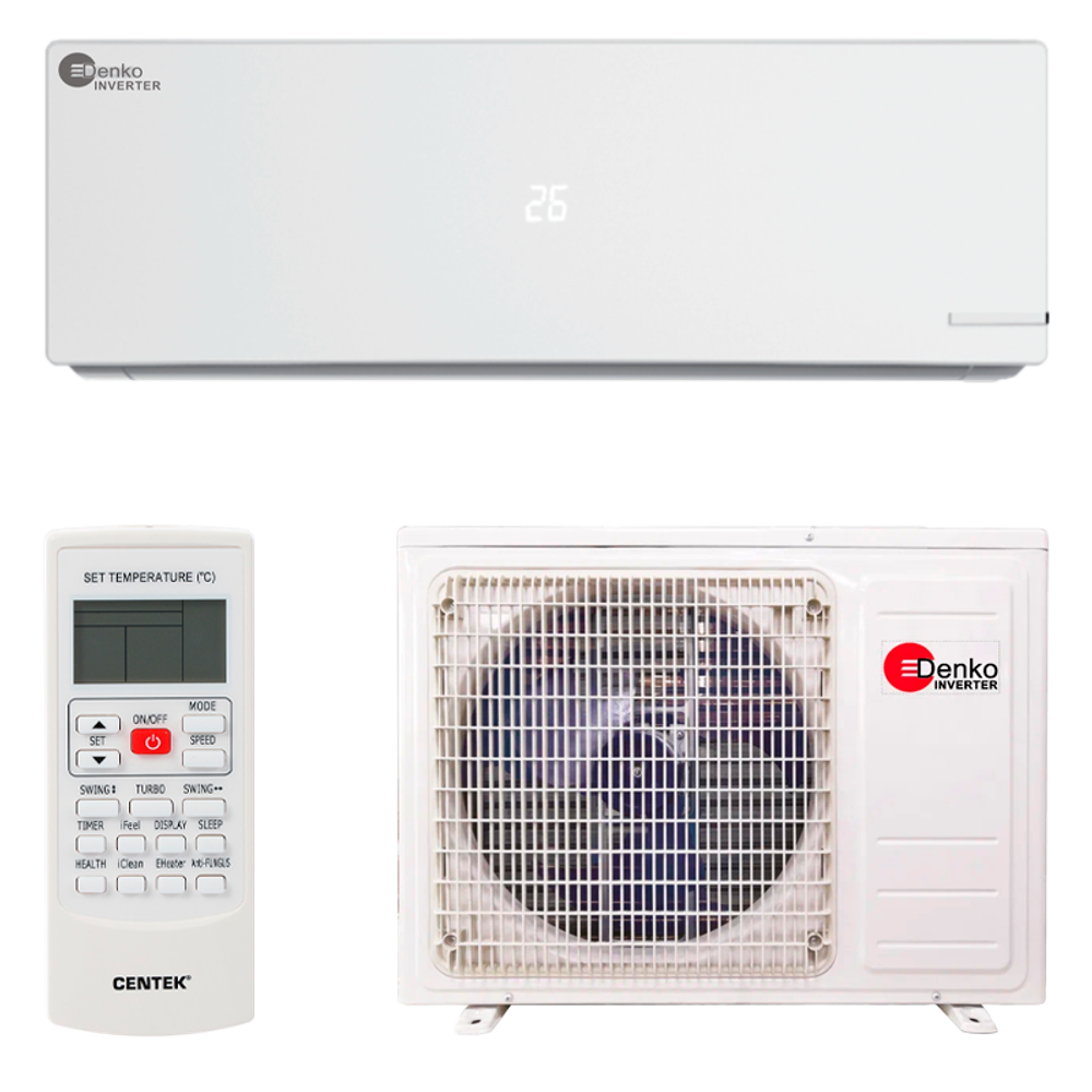 Инверторный кондиционер с wifi управлением Denko GW-07i