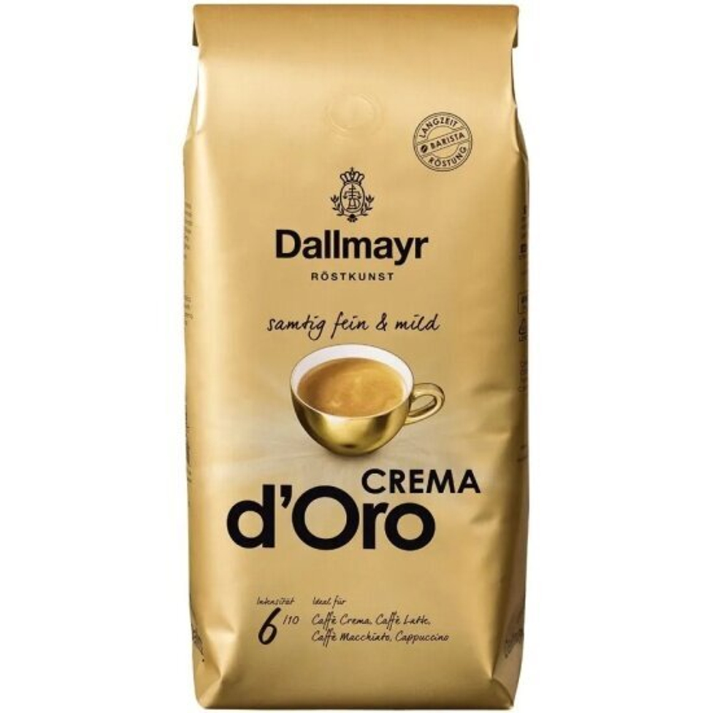 Кофе в зернах Dallmayr Crema d'Oro, 1 кг (Даллмайер)