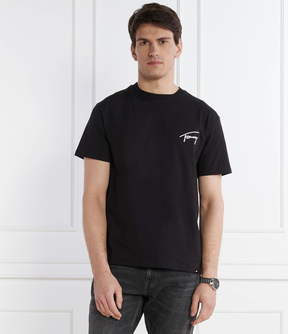 Футболка SIGNATURE Tommy Jeans - черный(DM0DM17994)
