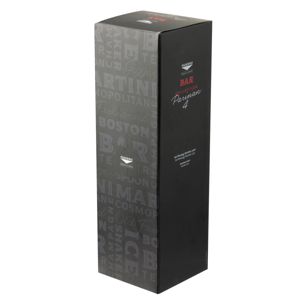 Paderno Парижский барменский набор 4 предмета золото EAN 8014808424465