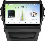 Магнитола для Hyundai Santa Fe 3 2012-2018 (климат на ШГУ) - Teyes CC4L монитор 9" IPS, Android 14, Быстрая, Snapdragon 662, CarPlay, 4G SIM-слот