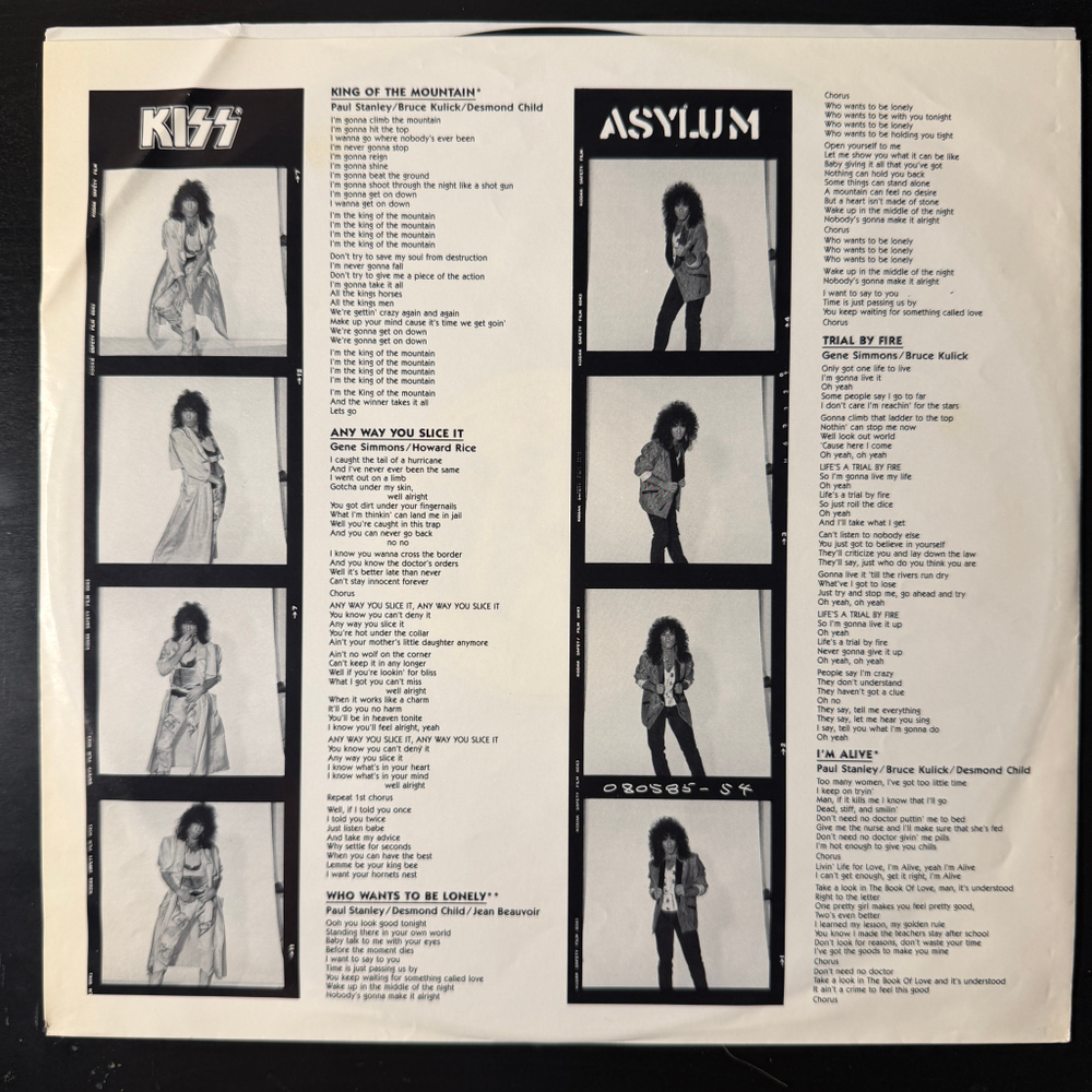 Kiss ‎– Asylum (Канада 1985г.)