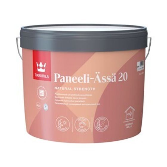 Лак п мат акрил для дерева 9л Tikkurila (Тиккурила) Paneeli Assa 20