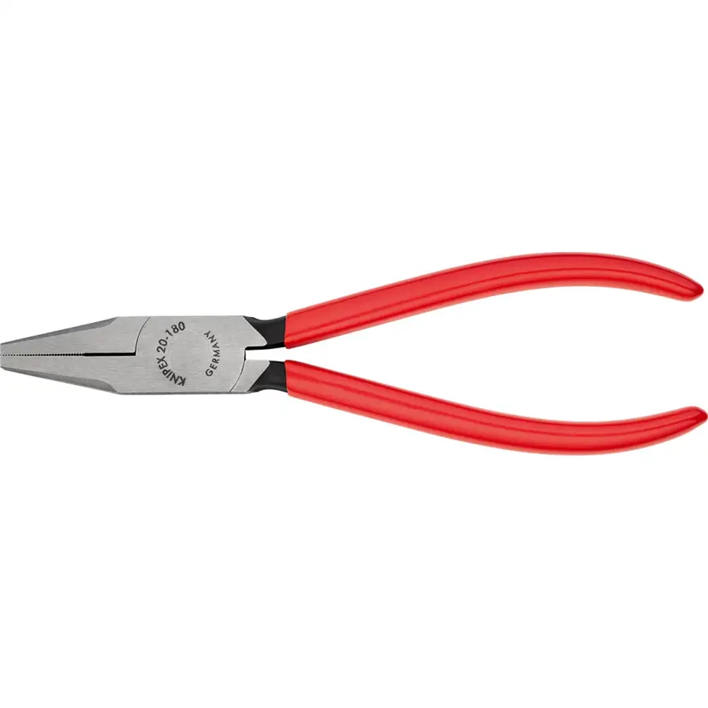 Плоскогубцы с гладкими губками черненые 180 мм Knipex 20 01 180