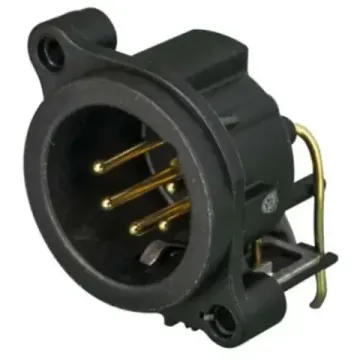 Neutrik NC5MAH панельный разъем XLR male, горизонт. установка на ПП