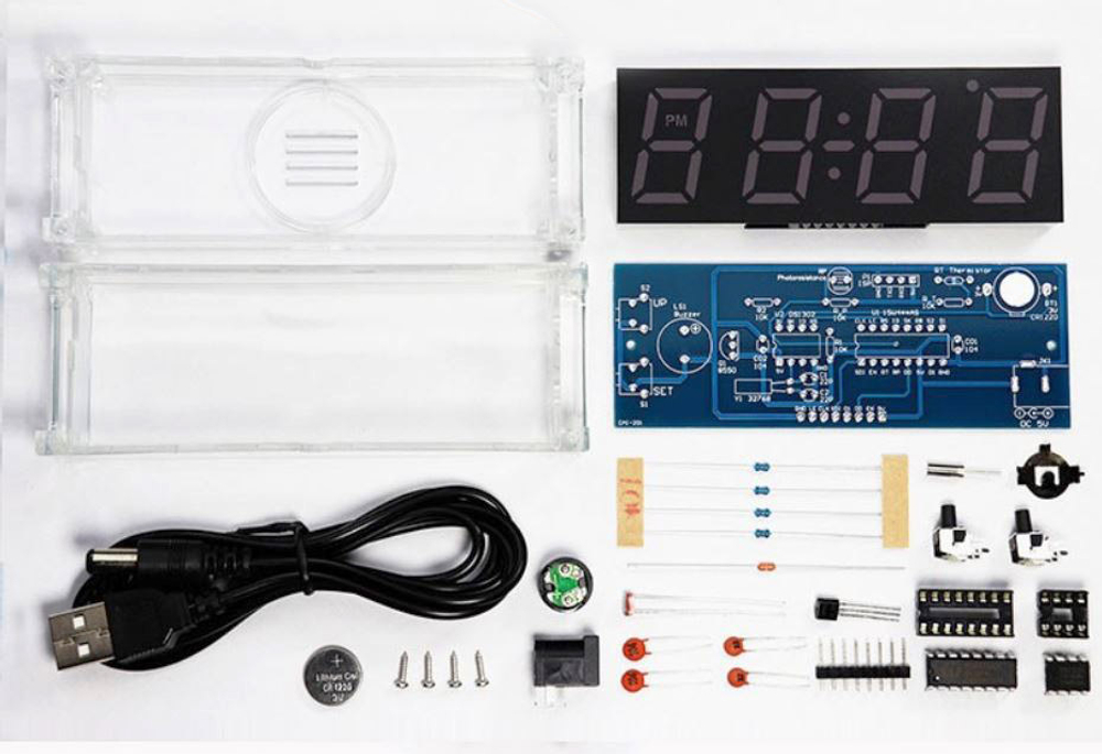 Набор DIY / LED часы - RGB