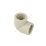 Угольник PP-R серый Дн 63х90гр внутренняя пайка VALFEX 10108063Г