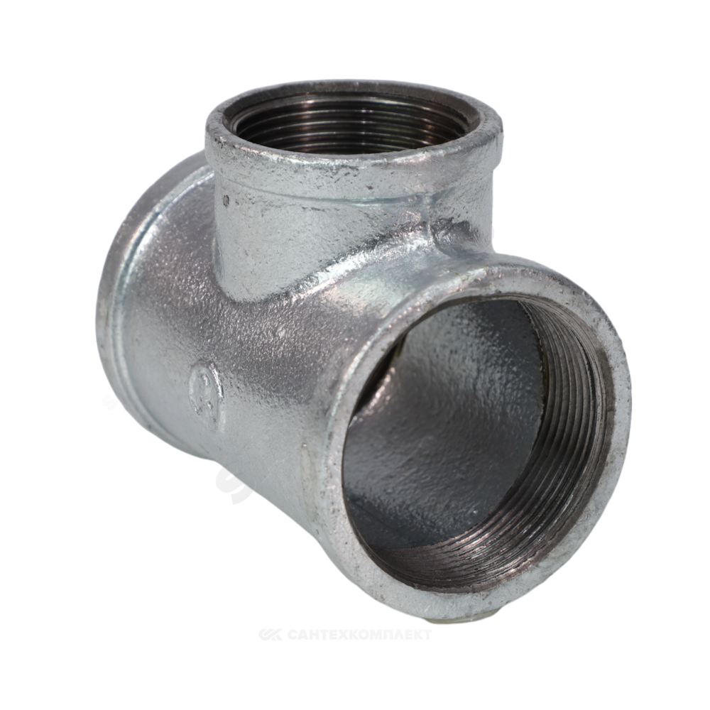 Тройник переходной чугун оц Ду 40х20 (1 1/2"х3/4") ВР/ВР Fittex PLUS