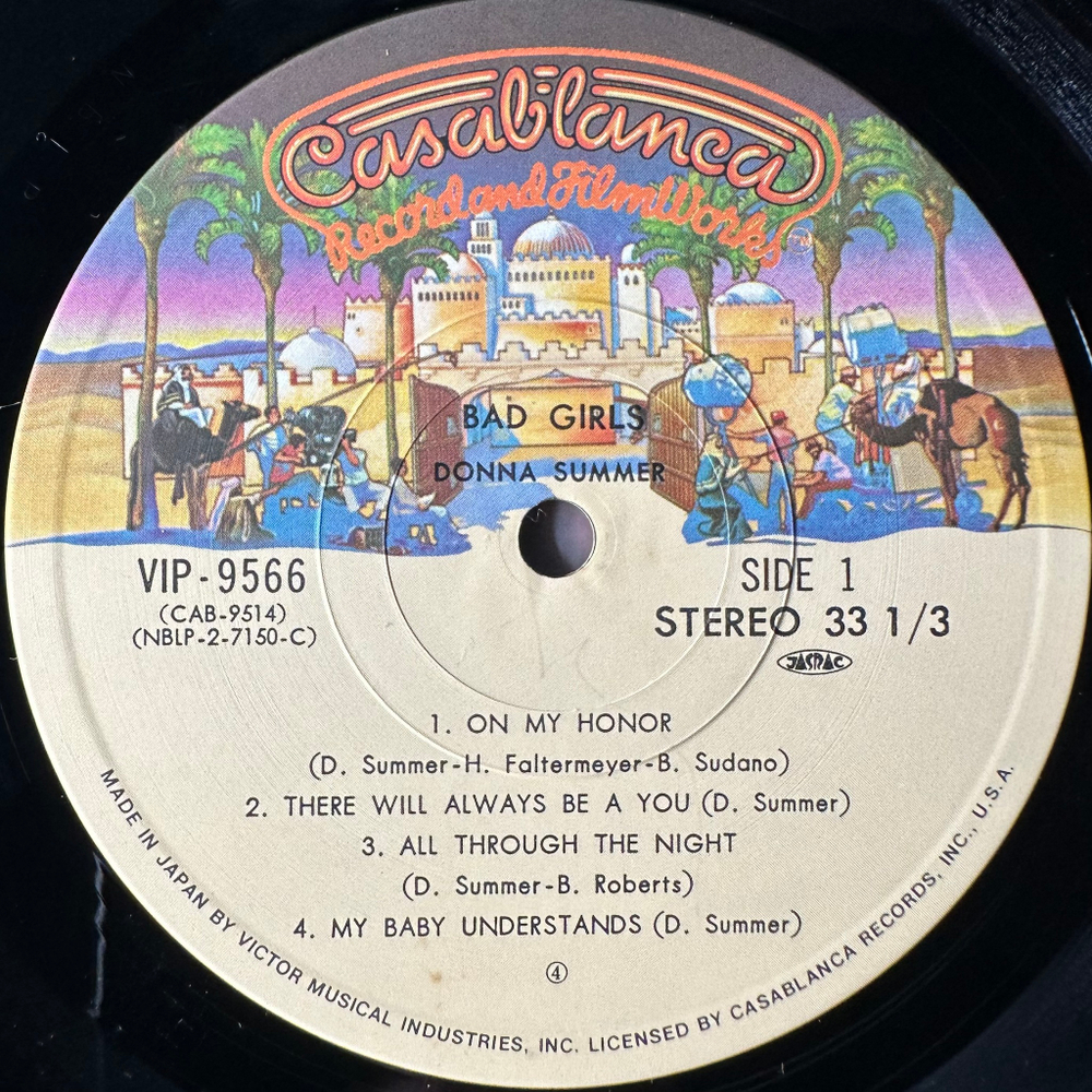 Donna Summer ‎– Bad Girls 2LP (Япония 1979г.)