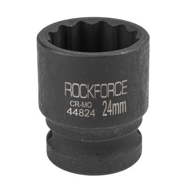Головка ударная 24мм 12гр. 1/2'' RockForce RF-44824