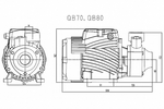 Насос поверхностный вихревой Pumpman QB80