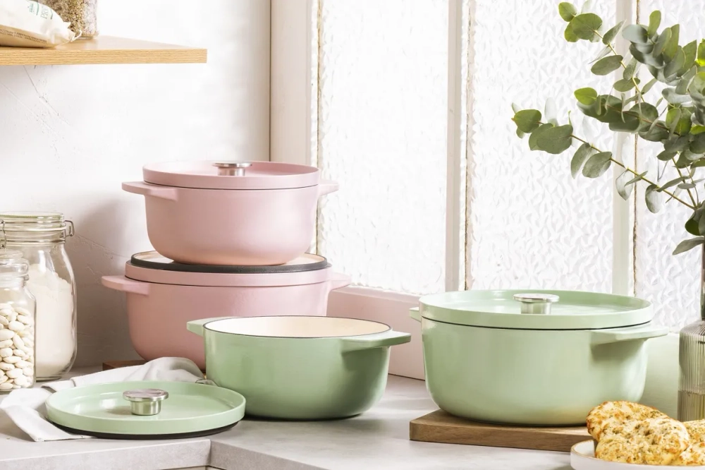 KitchenAid Чугунная кастрюля 26 см 5,2 л розовая EAN 4894871026407