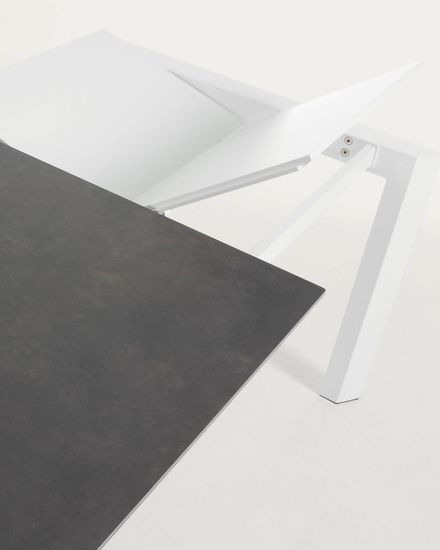 ATTA Стол 120 (180) x80 белый, керамический Vulcano Roca Испания 