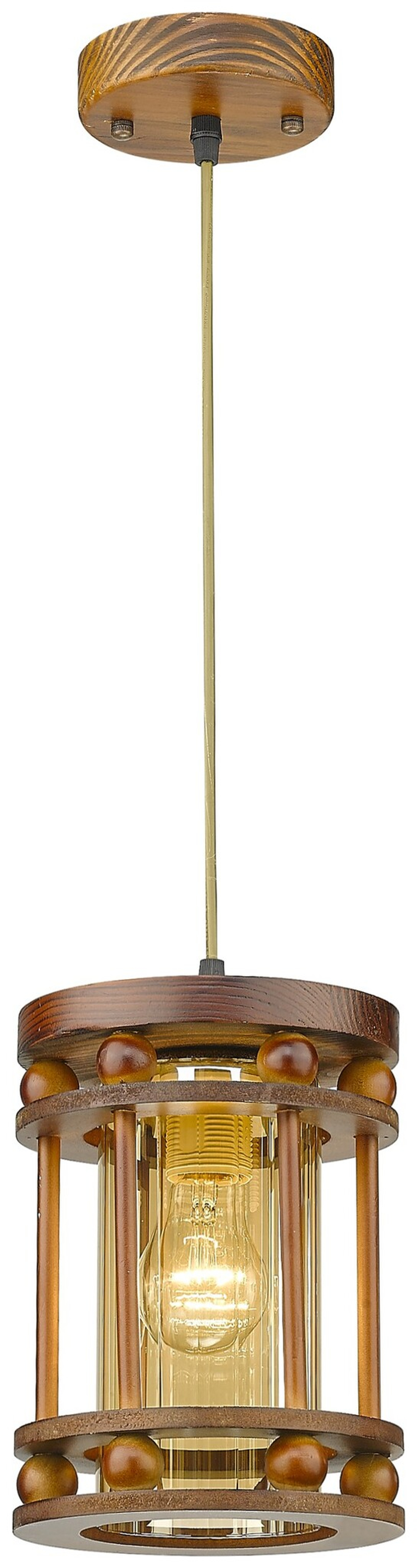 Светильник подвесной Velante Wooden 543-706-01