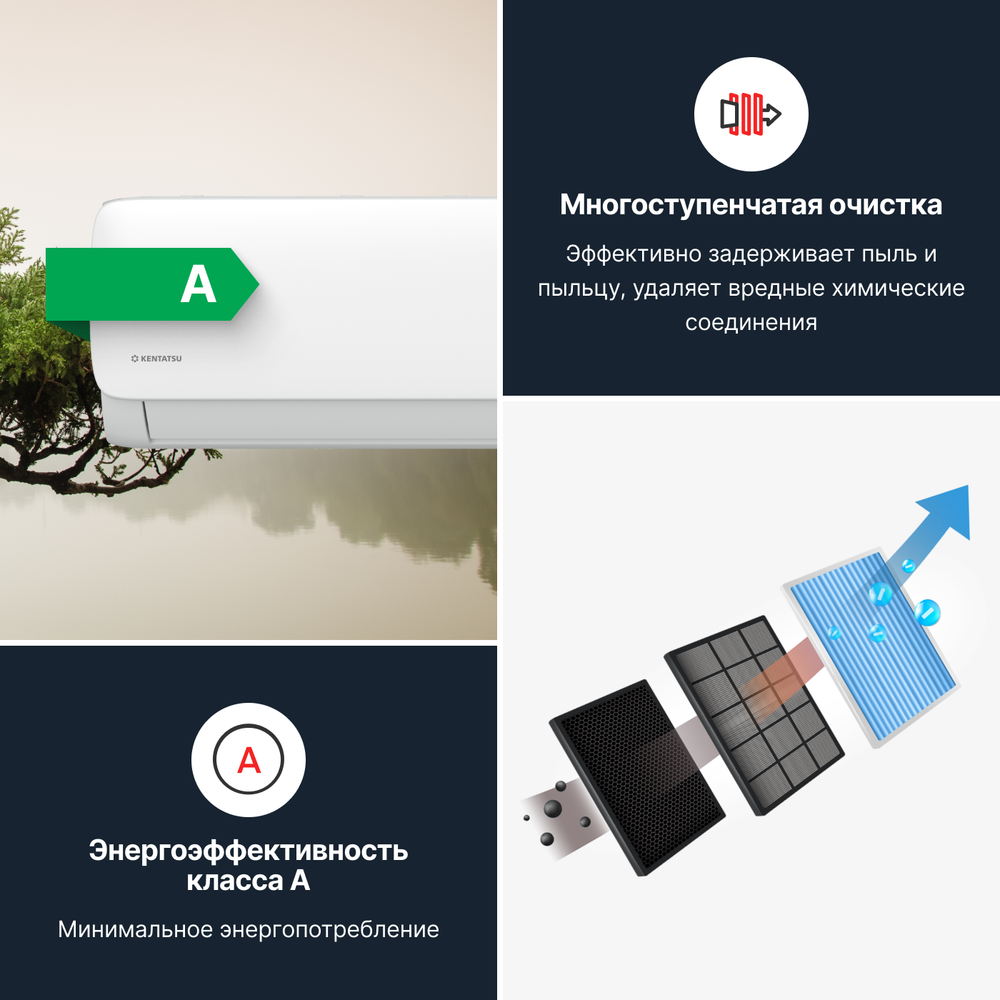 Настенная сплит-система Kentatsu Kanami Inverter KSGA70HZRN1/KSRA70HZRN1