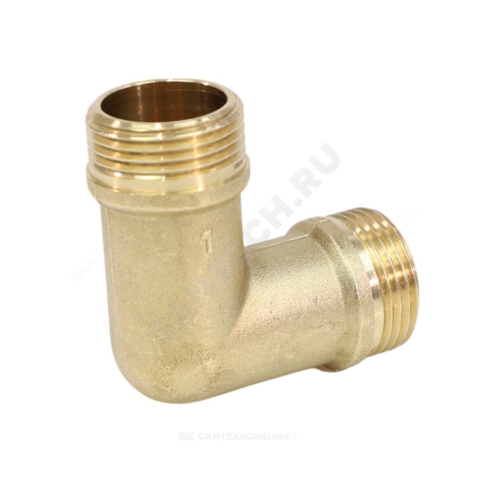 Угольник латунь Ду 15 (1/2") НР/НР VALFEX VF.093.L.012