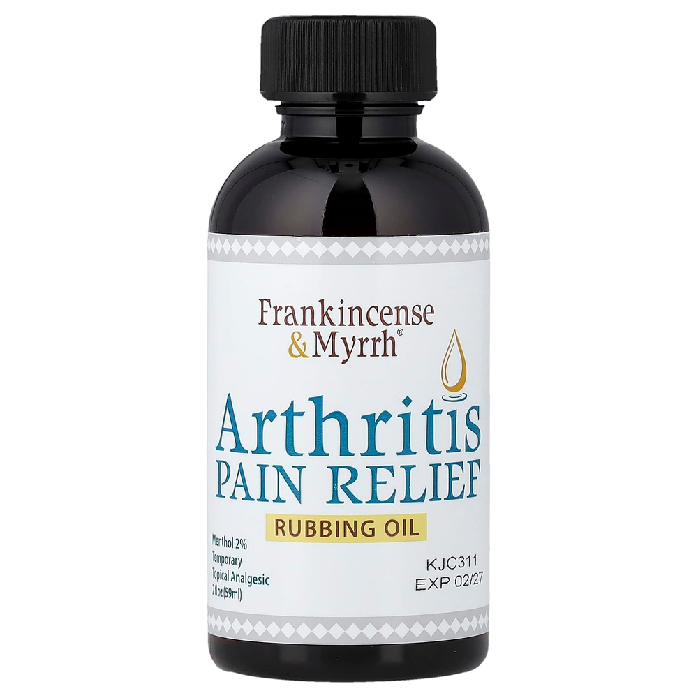 Frankincense & Myrrh, Масло для снятия боли при артрите, 59 мл (2 жидк. унц.)