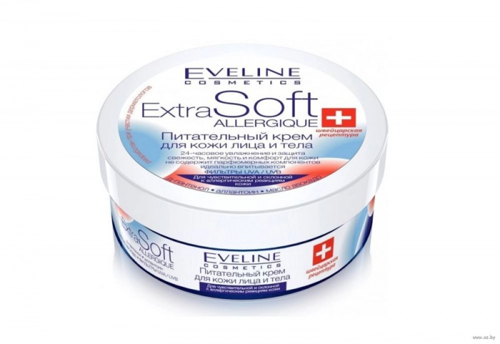 Крем для лица и тела Evelina Extra Soft питательный (для чувств.кожи) 200мл