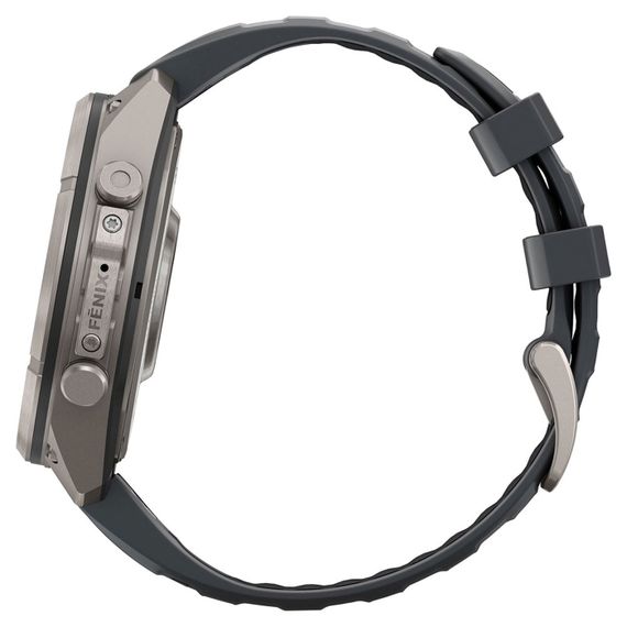 Часы Garmin Fenix 9 Pro 47 мм AMOLED Titanium Graphite / Black (010-04336-26)