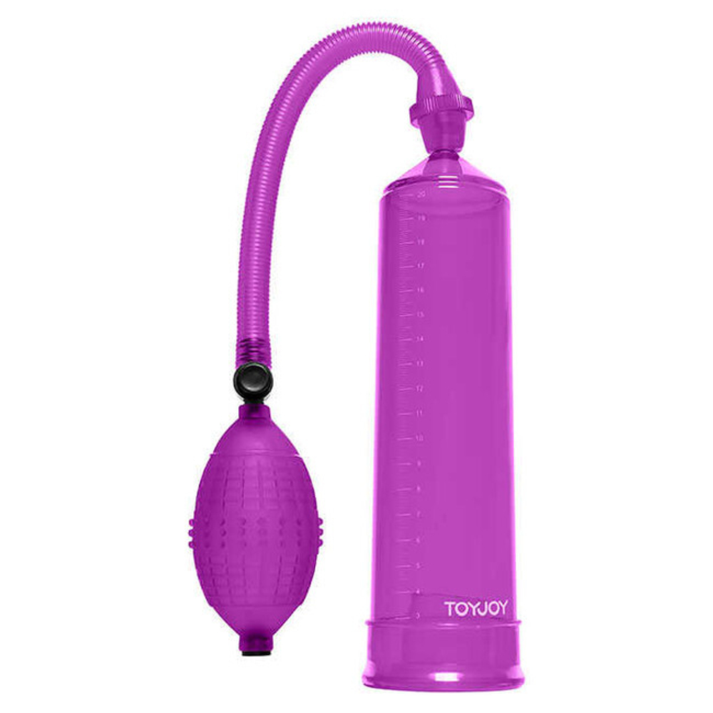 Фиолетовая вакуумная помпа с грушей Power Pump (Цвет: фиолетовый)
