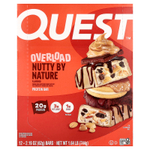 Quest Nutrition, Перегрев, протеиновый батончик, ореховый вкус, 12 батончиков по 62 г (2,19 унции)
