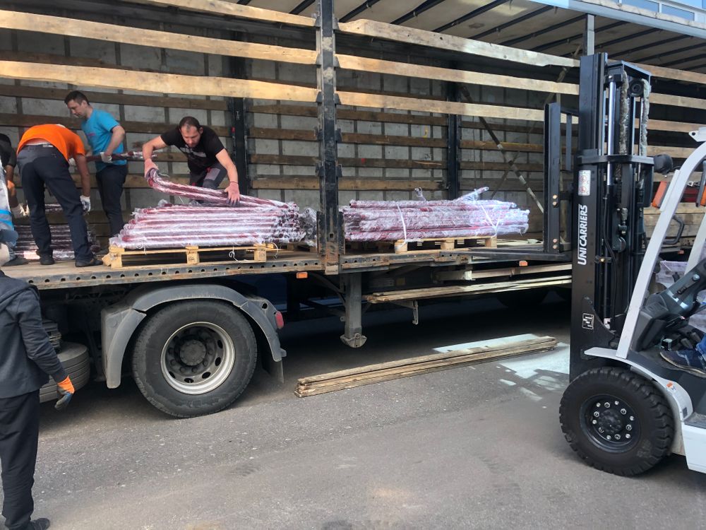 Упаковка, подготовка к отгрузке и погрузка после порошковой окраски металлоконструкций - в Москве и области