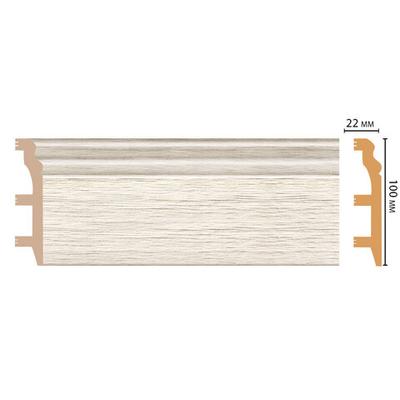 Плинтус Decomaster D232 D232-70 ДМ