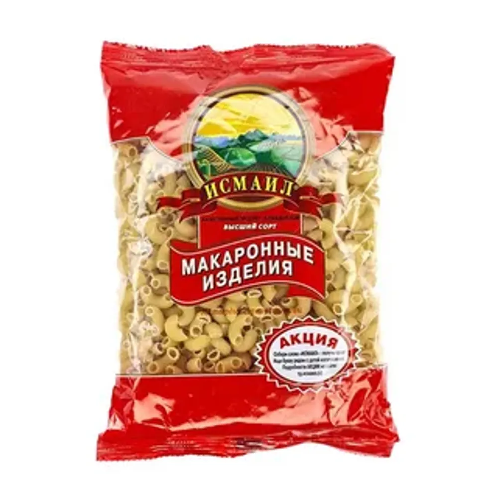 Макаронные изделия Исмаил рожок 400 гр м/у