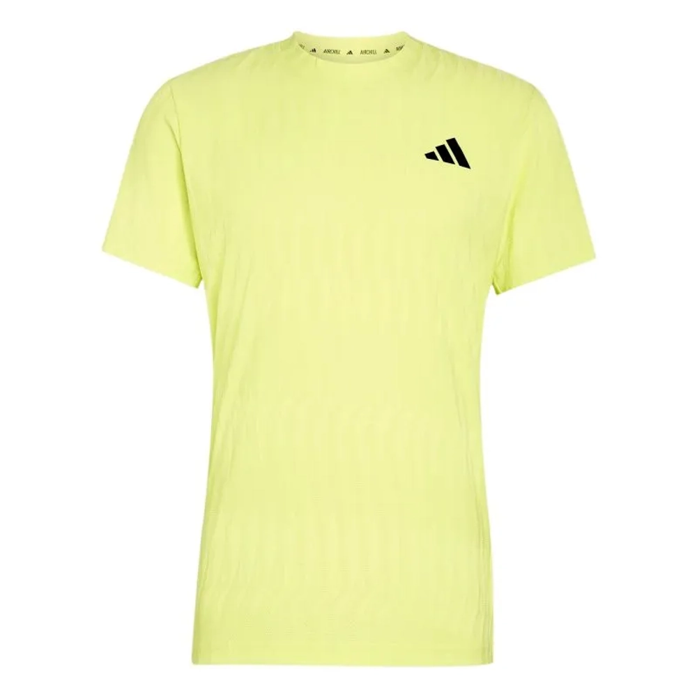 Теннисная футболка Adidas Climacool+ Airchill Freelift - semi frozen lemon