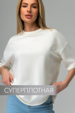 Женская футболка из футера Happyfox