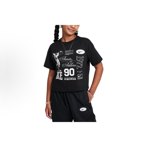 Футболка Nike Logo Tee Dance детская, черн.
